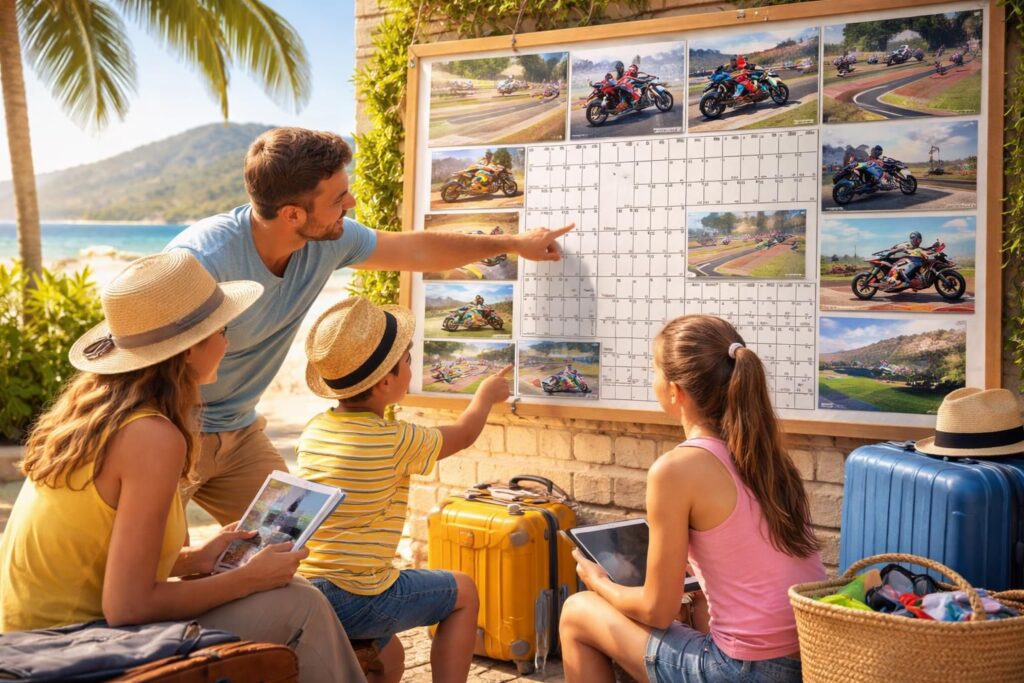 découvrez comment le calendrier motogp peut influencer la planification de vos vacances et ne rien manquer des courses incontournables.
