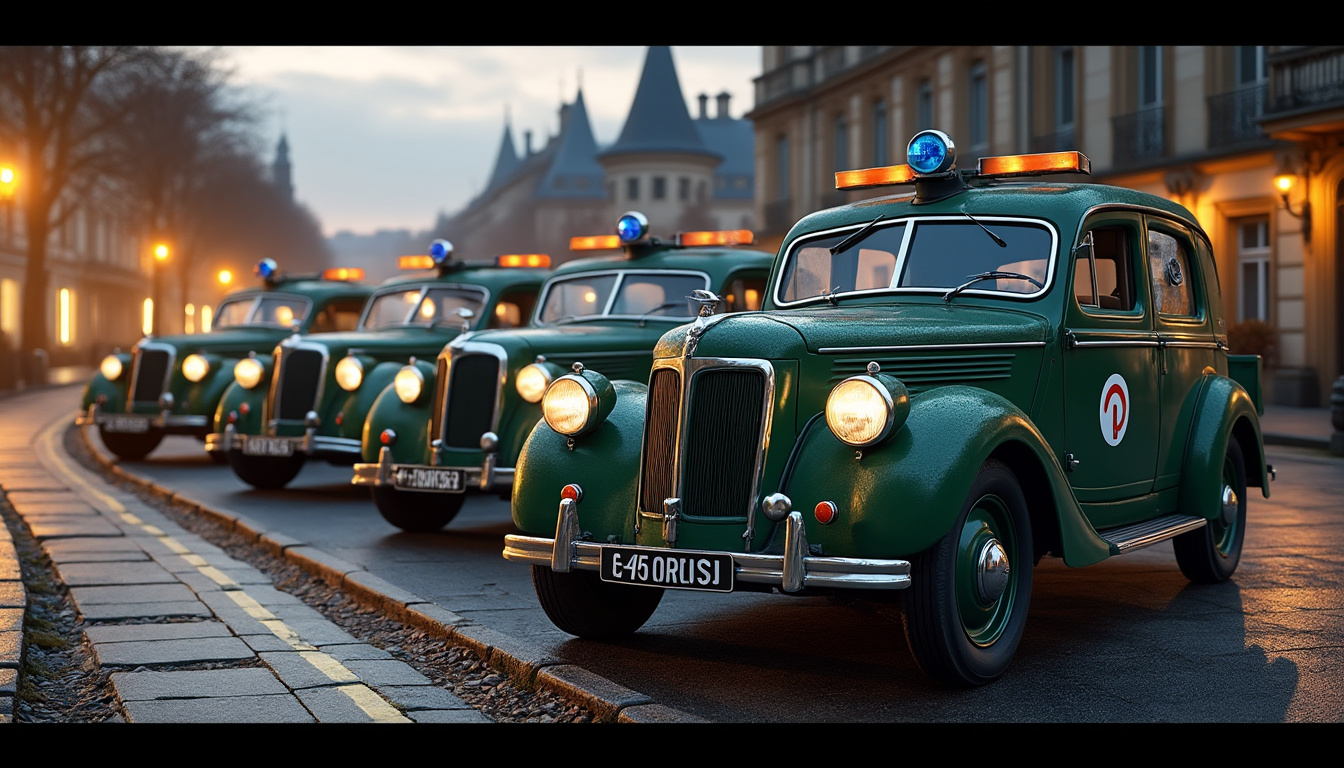 découvrez l'évolution des véhicules de la gendarmerie française au fil des années : des premiers modèles emblématiques aux dernières innovations, suivez l'histoire et les changements marquants du parc automobile de la gendarmerie.