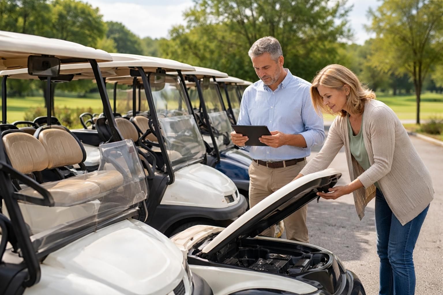 découvrez notre guide complet pour choisir la voiturette de golf d'occasion idéale, avec des conseils pratiques pour trouver un modèle fiable et adapté à vos besoins.