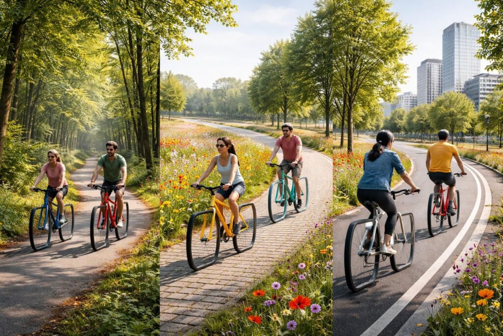 découvrez les parcours les plus adaptés pour profiter pleinement de votre vélo carré et vivre une expérience unique en toute sécurité.