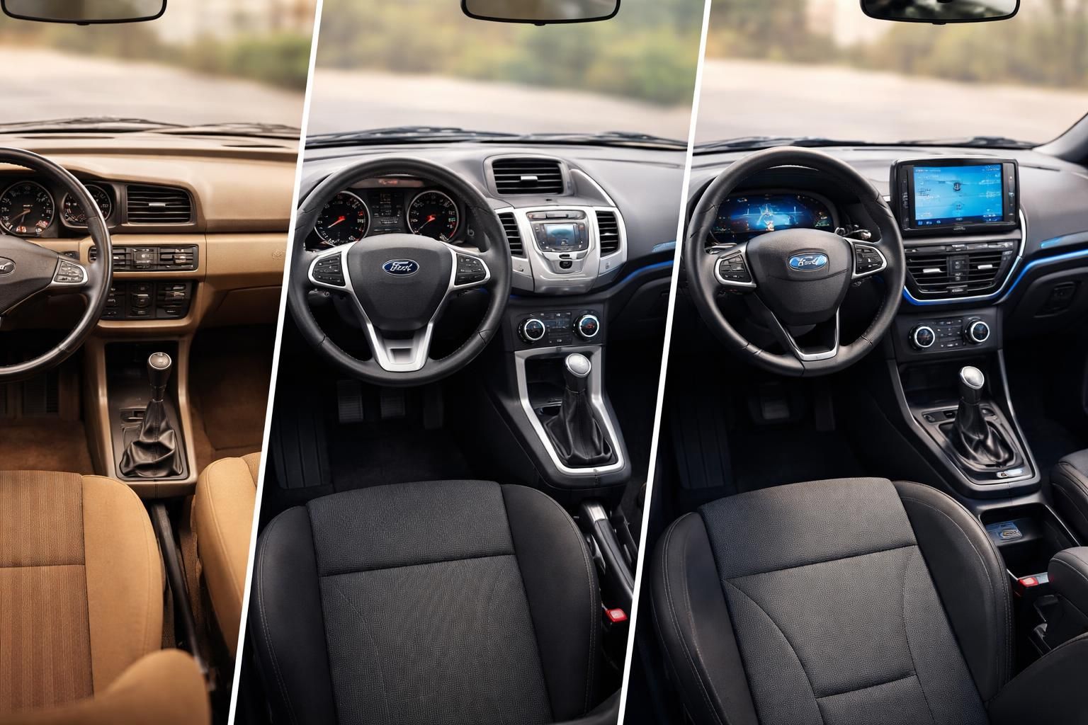 découvrez l'évolution marquante de l'intérieur de la ford fiesta à travers ses différentes générations, alliant design, confort et innovations technologiques.