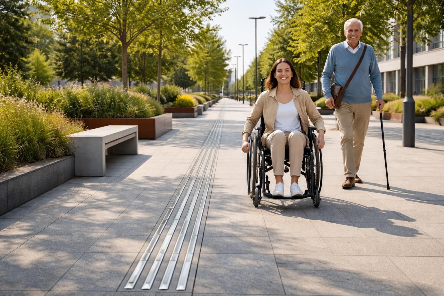 découvrez pourquoi les bandes de guidage pmr en inox sont idéales pour sécuriser et faciliter les déplacements des personnes à mobilité réduite dans vos aménagements urbains.
