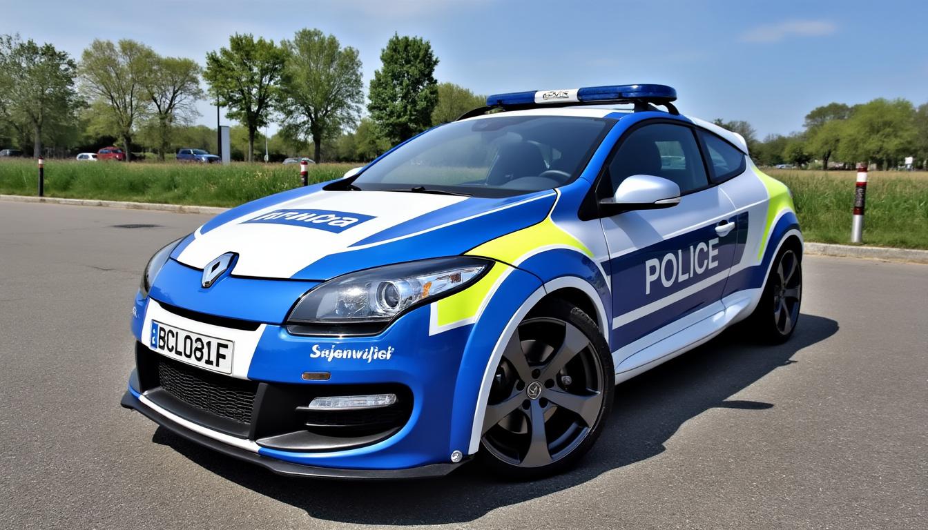 découvrez la renault megane 3 rs bleue de la gendarmerie : un aperçu complet de son design sportif, ses spécifications techniques et ses atouts pour les forces de l'ordre. un modèle emblématique alliant performance et sécurité.