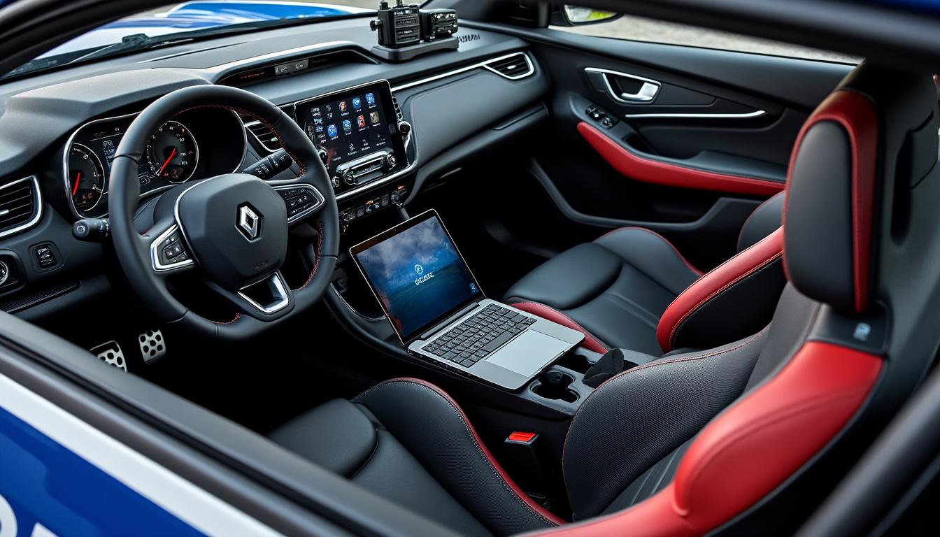 découvrez la renault megane 3 rs bleue utilisée par la gendarmerie : présentation de son design distinctif, ses équipements spécifiques et ses principales spécifications techniques.