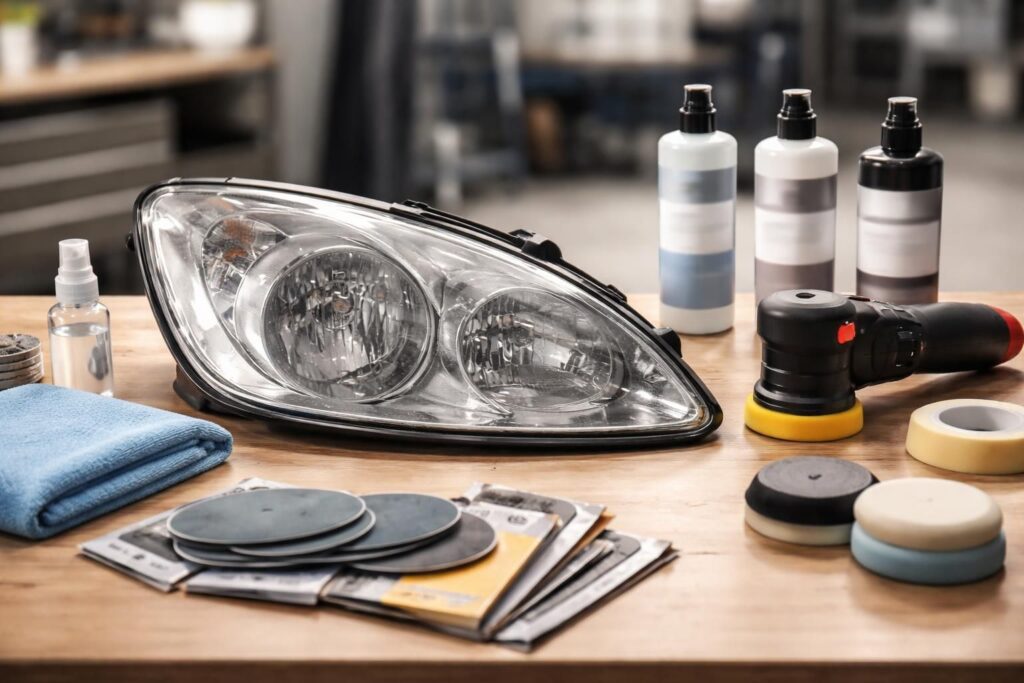 découvrez comment rénover une optique en polycarbonate avec les outils et produits adaptés pour un résultat transparent et durable.